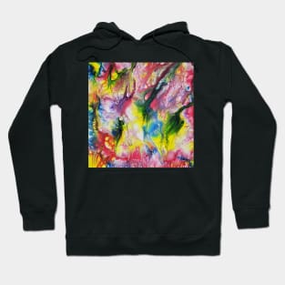 Vivid Multicolor Abstract Hoodie